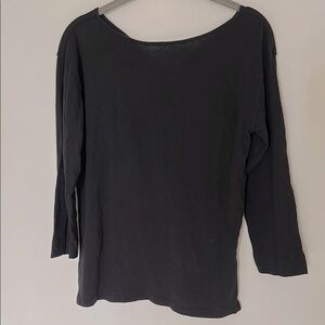 J. Crew Open Back 3/4 Sleeves Top